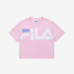 Fila Bambini Crop Top - Tytön Poolopaita - VaaleanPinkki | FI-51449